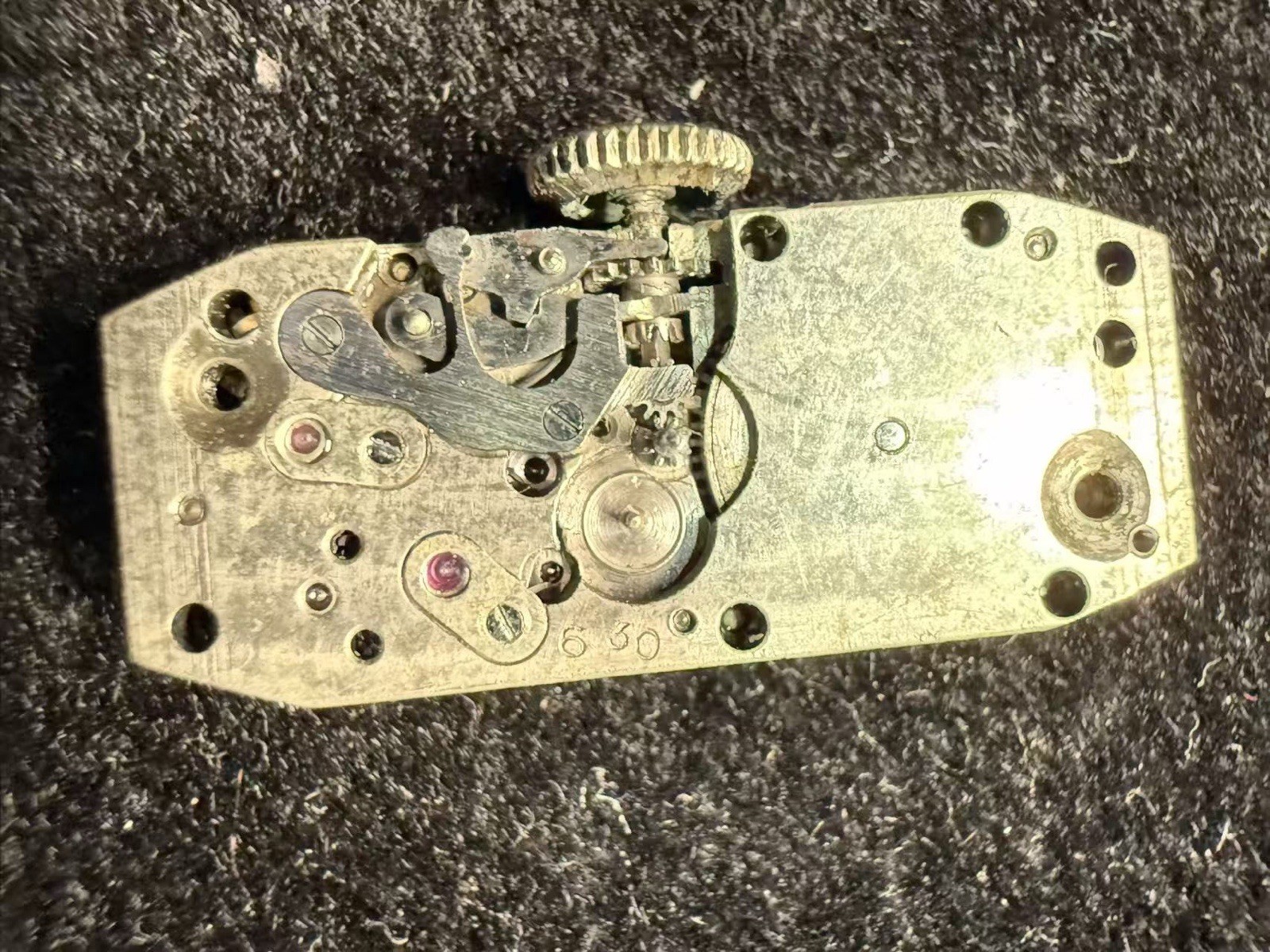 Vintage IRA WATCH CO Swiss 17 Jewels Ladies Manual Watch Movement For Parts