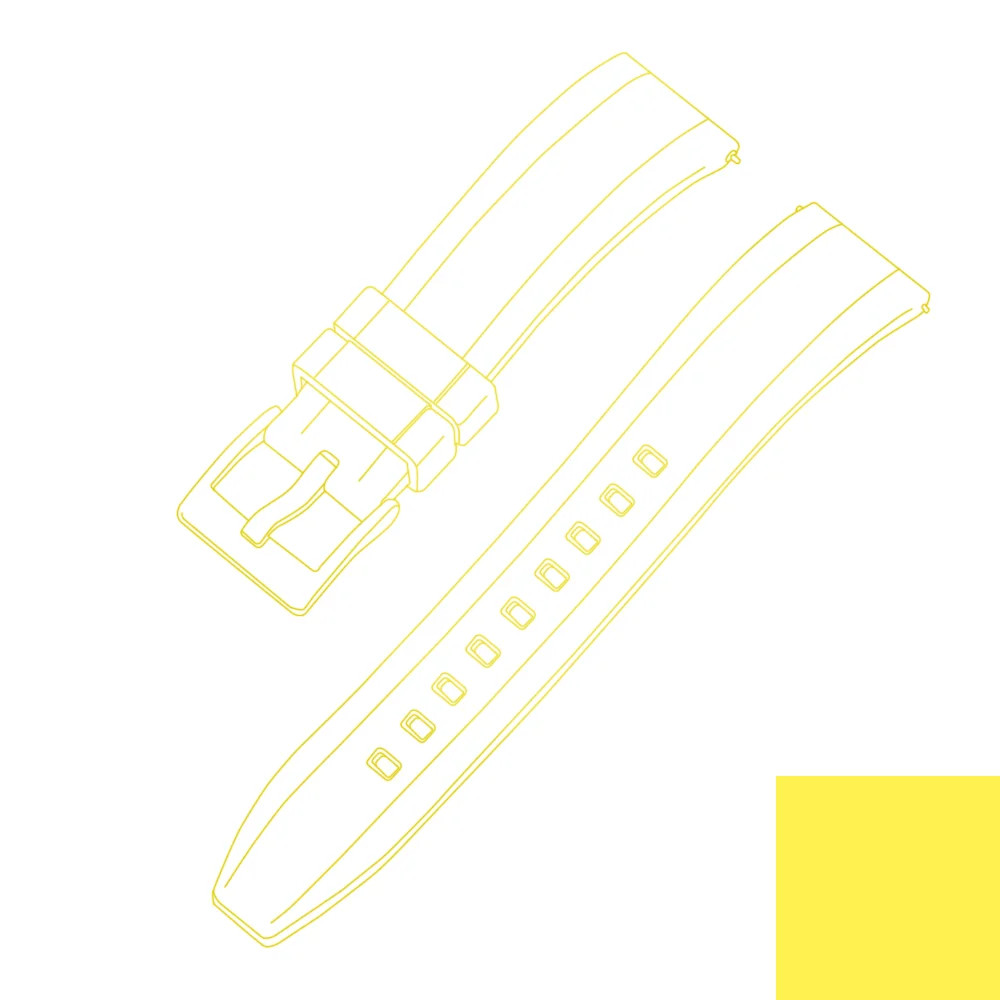 Quick Release FKM Rubber Watch Band 18 19 20 21 22 23 24mm Silicone Watch Strap