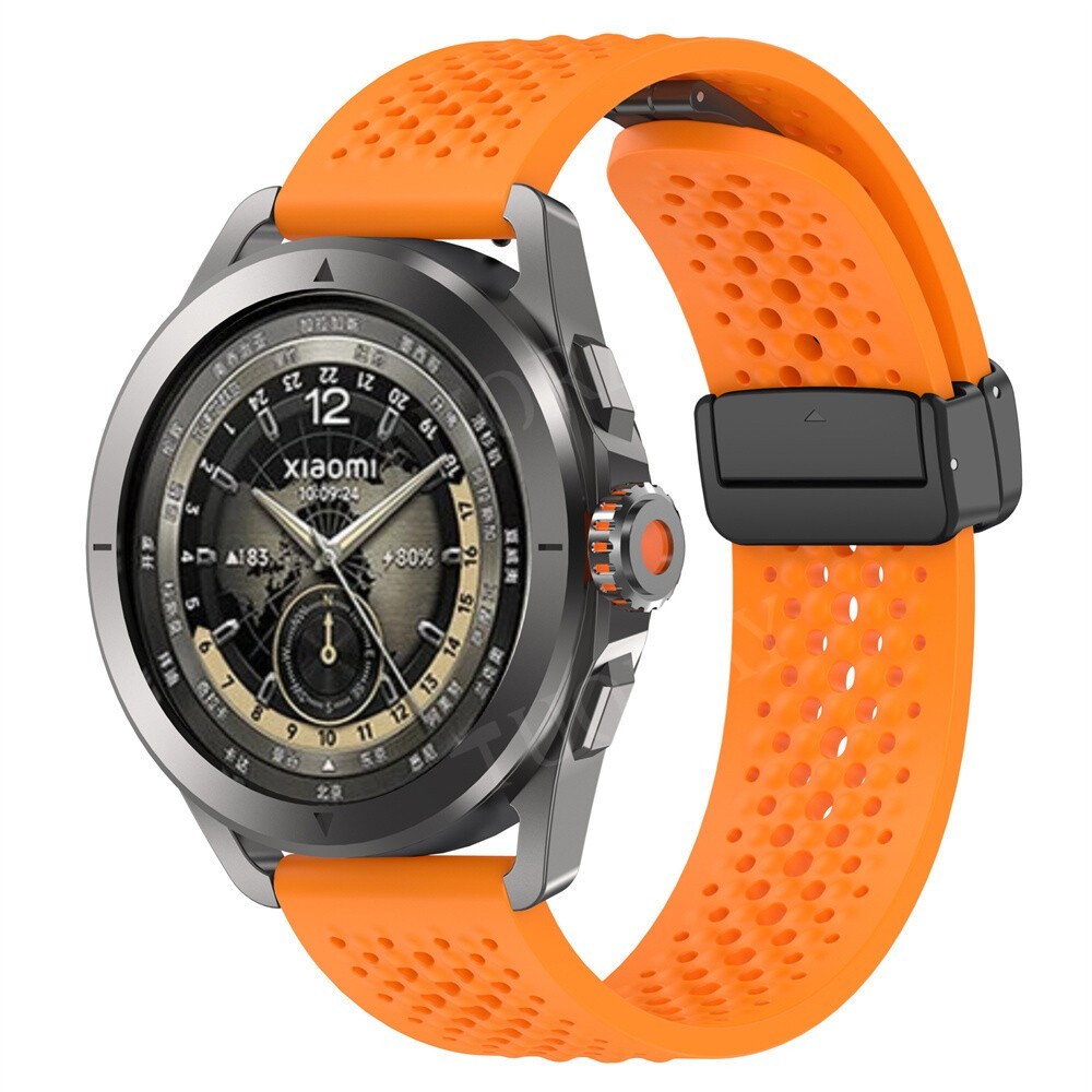 22mm Magnetic Silicone Strap Watch Band For Amazfit Bip 6/5 GTR 4/3/2/GTR 47mm