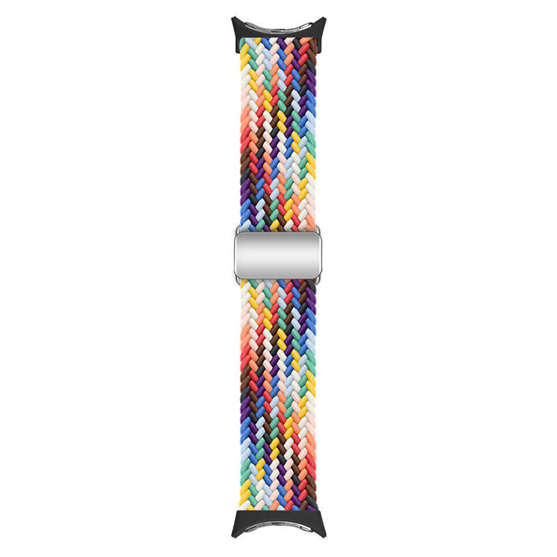 For Google Pixel Watch 3 41/45MM Replacement Magnetic Woven Nylon Elastic Band