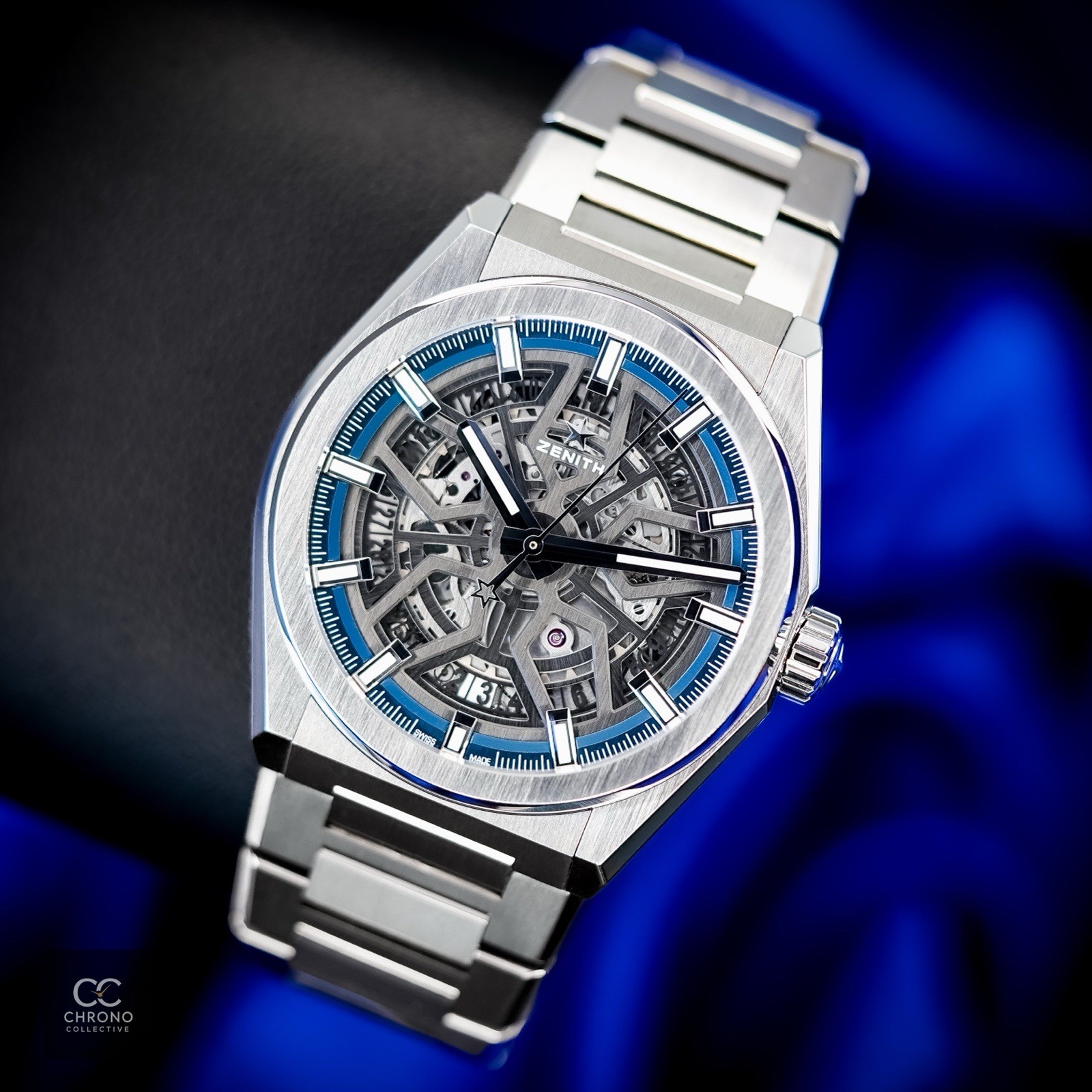 Zenith Defy Skeleton 95.9000.670/78.M9000 41mm Titanium Skeleton Dial Full Set
