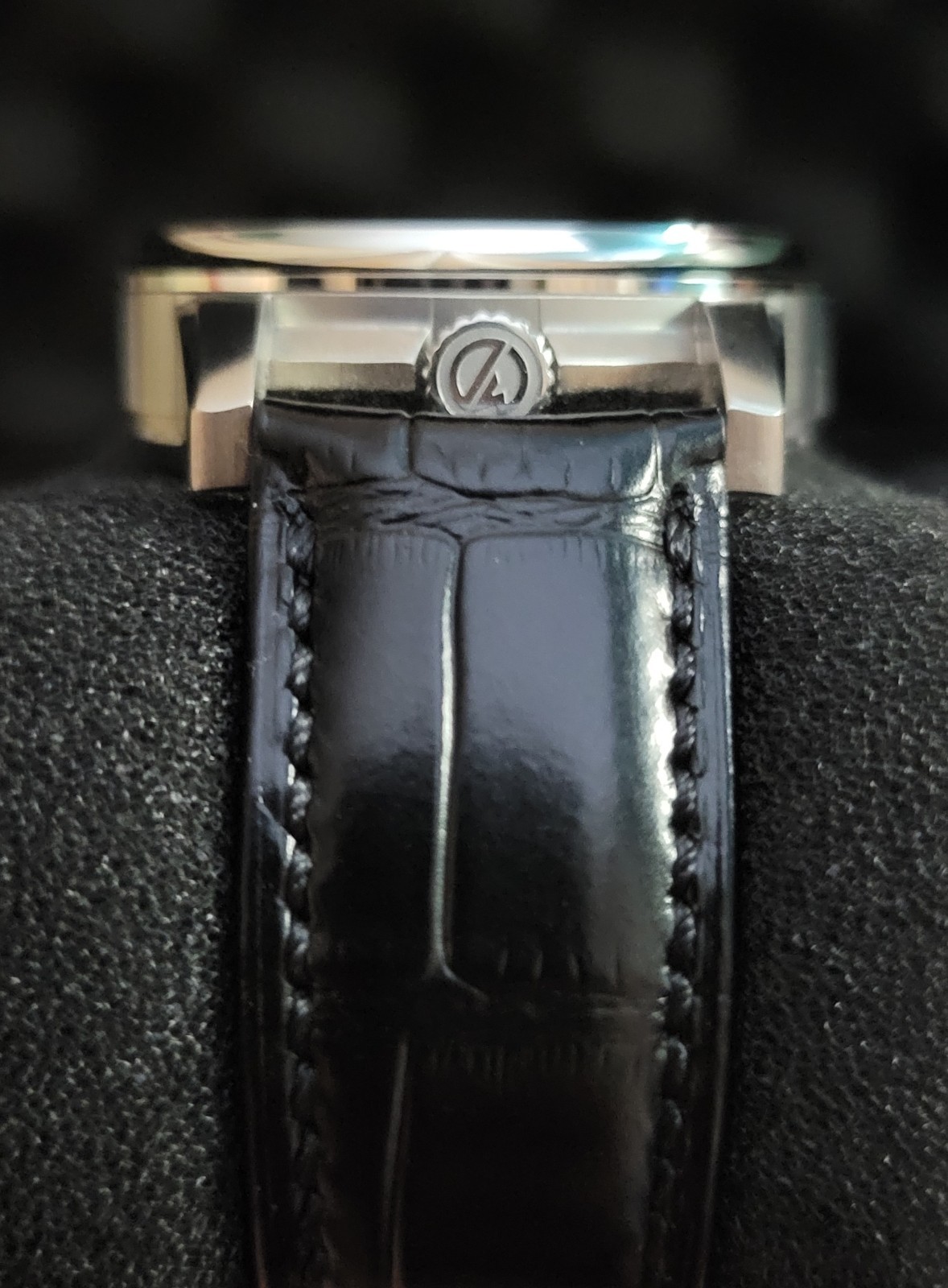 Martin Design Studio Watch Connemara Ink Linen Dial Double Balance Wheel