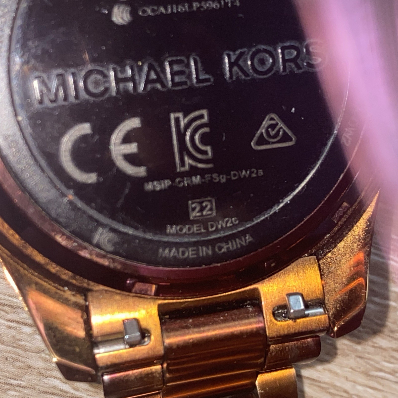 Michael Kors Bradshaw Smart Watch MKT5017 – Untested – No Charger