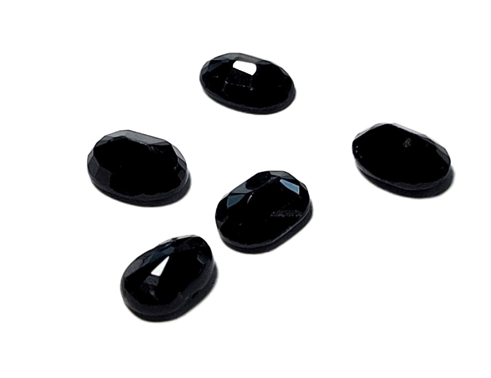 5.40 Carats Blue Sapphire 5 Pieces Oval Shapes 6.9mm x 5mm Unset Gems