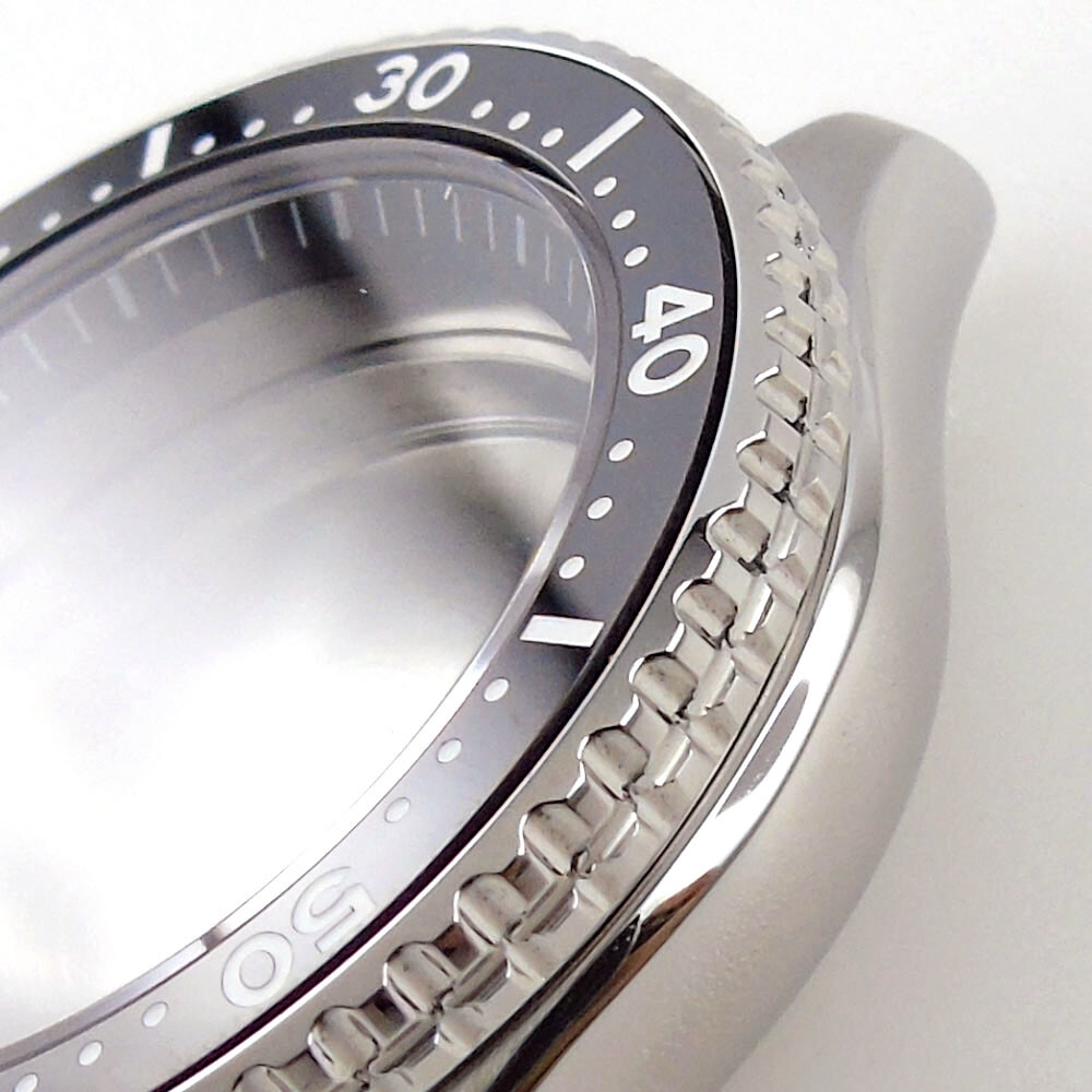 42mm Sapphire Glass Watch Case fit SKX 007 NH35 NH36 2824 200M Water Resistance