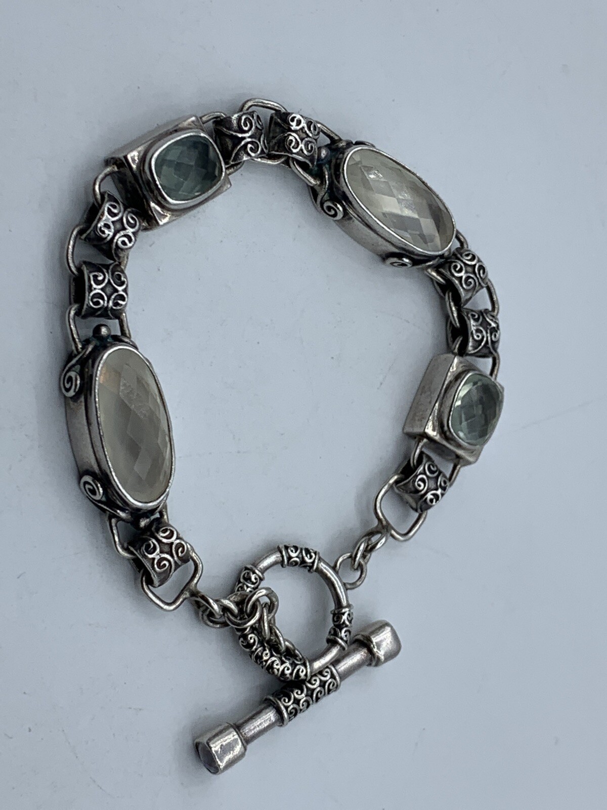 Fuzion Creations .925 Sterling Silver CZ Bracelet