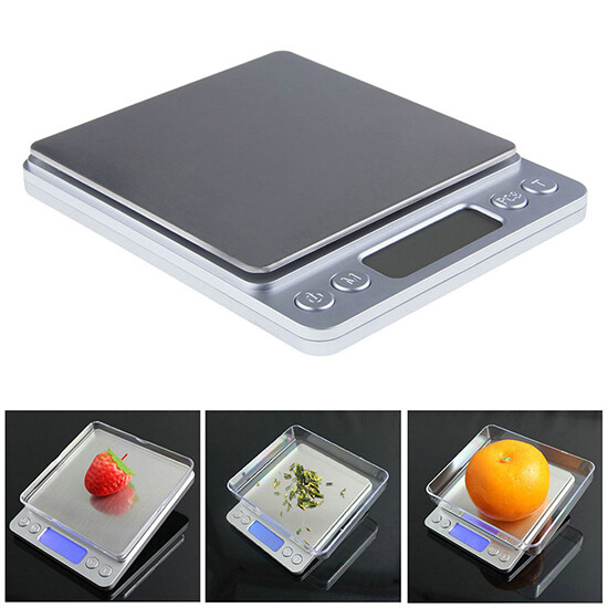 2000g x 0.1g Digital Scale for Jewelry Gold Silver Coin Gram Laboratory Accuracy