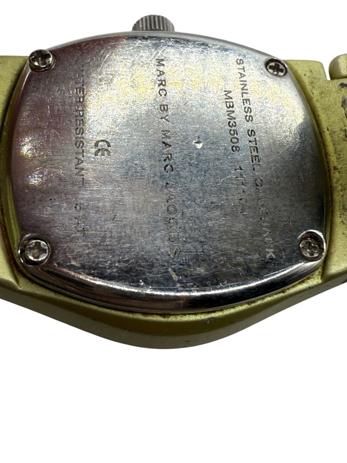 Marc By Marc Jacobs Mini Jorie Aluminum Womens Watch Neon Green MBM-3508