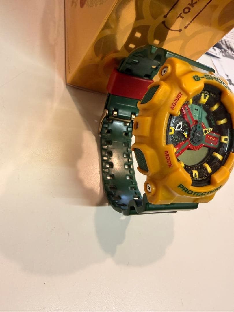 CASIO G-SHOCK GA-110RF-9AJF Rastafarian Yellow Green Ltd