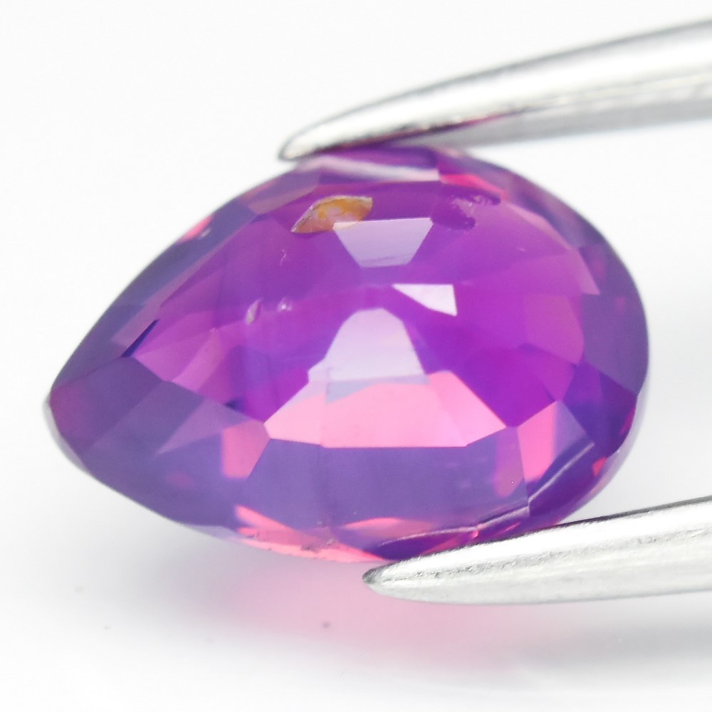 💎 0.94ct VS Pear Natural Purple Pink Sapphire – Unheated, Mozambique Gem