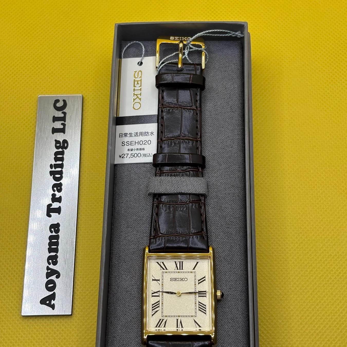 Seiko Selection nano universe Limited SSEH020 Men’s Watch NEW Brown Band Japan🔥