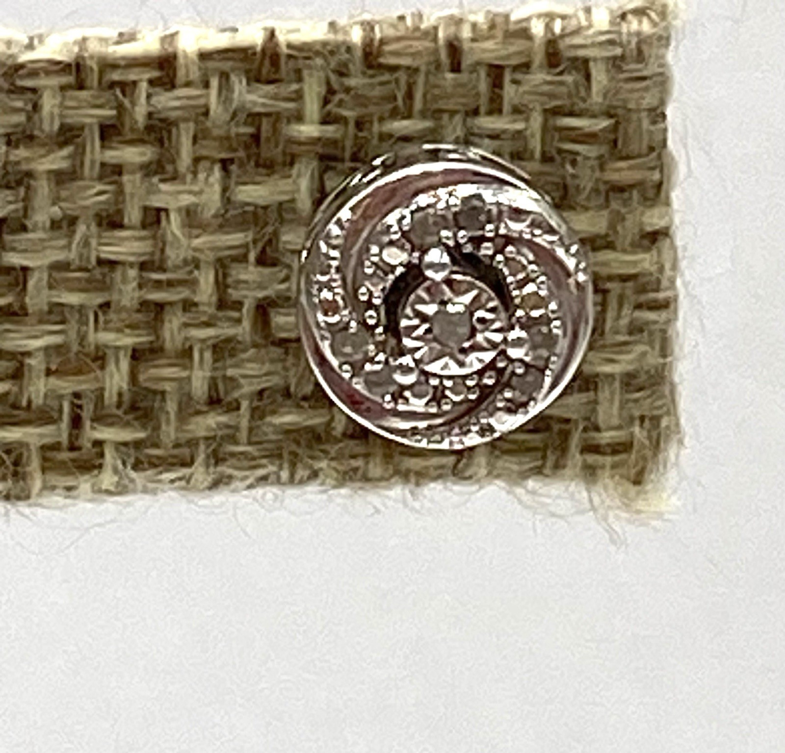 925 OTC Diamonds Earrings Studs Sterling Silver Round