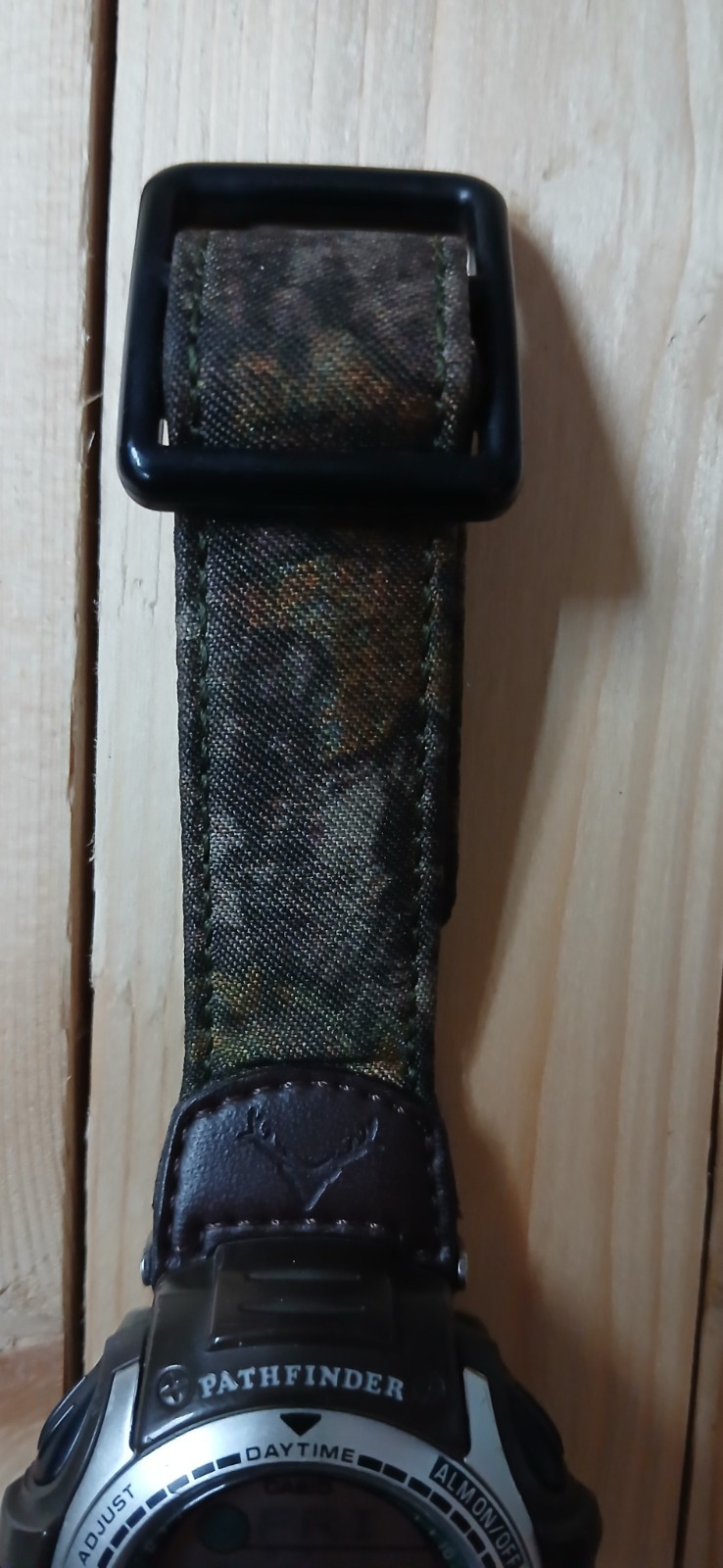 Vintage Casio Pathfinder 2805 PAS-410B Rare Original Camo Strap