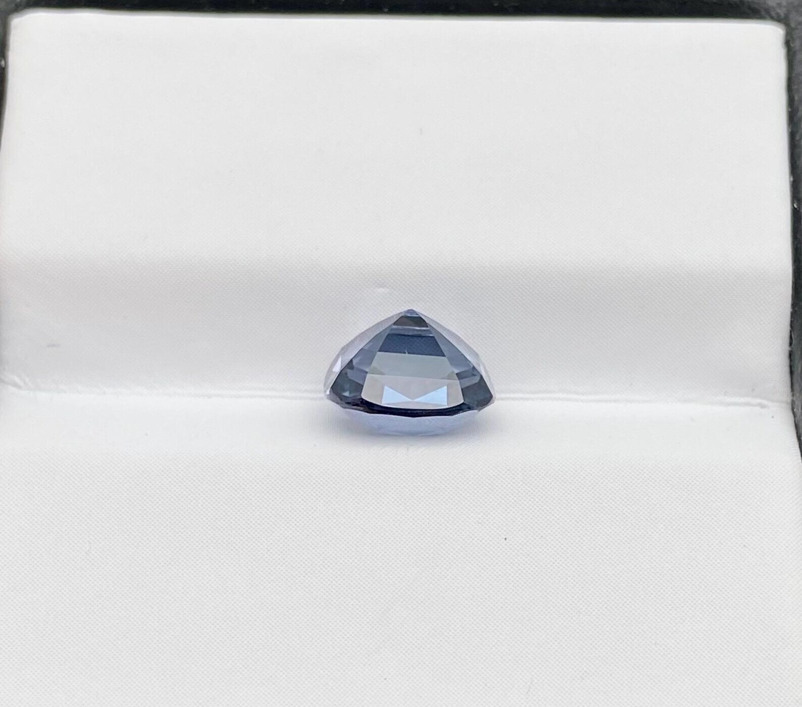 Natural blue Spinel loose gemstone 2.07 ct. Certificate Cushion Origin Tanzania