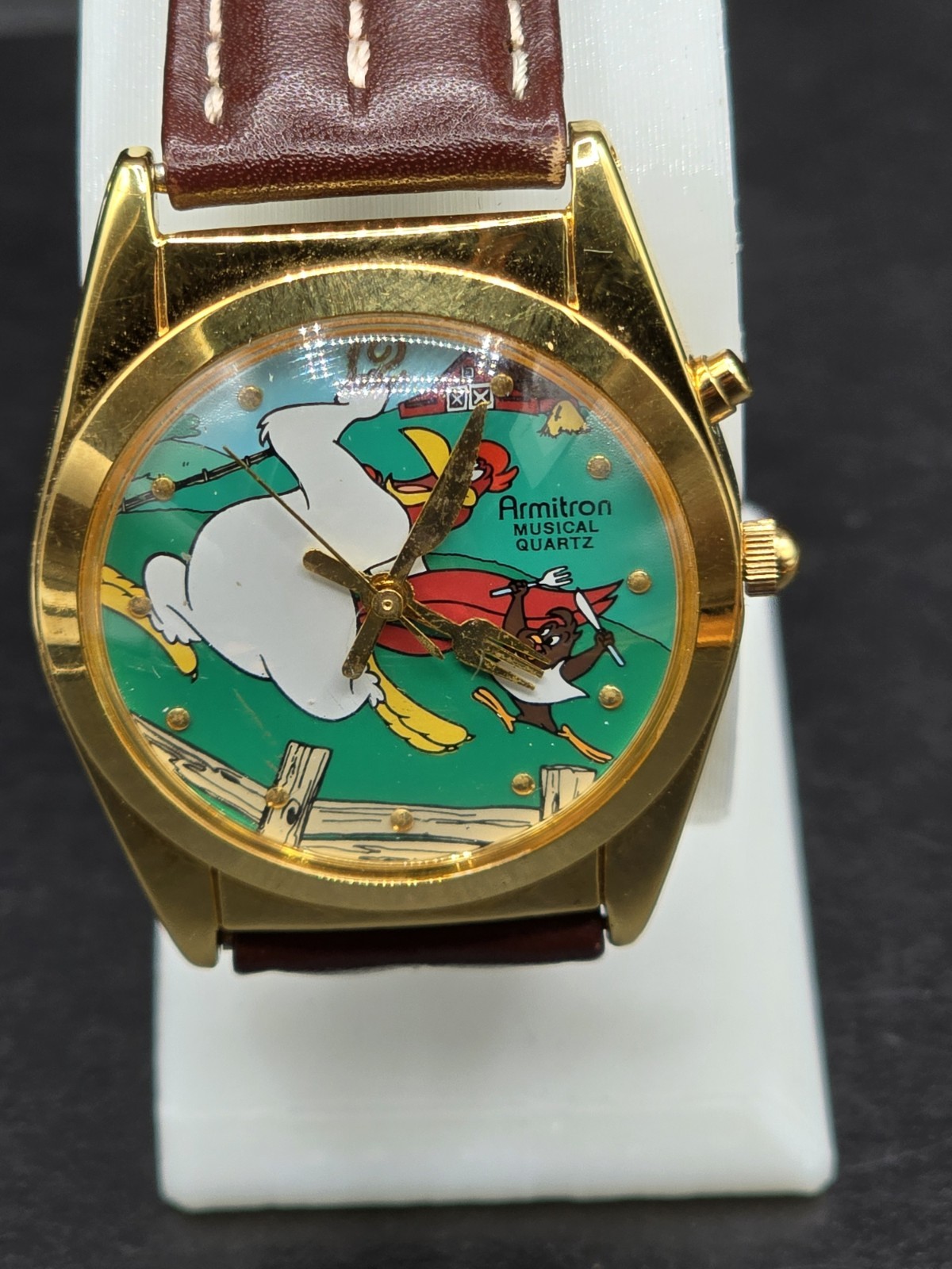 Vintage Armitron Looney Tunes Musical Watch Collector Series Foghorn Leghorn