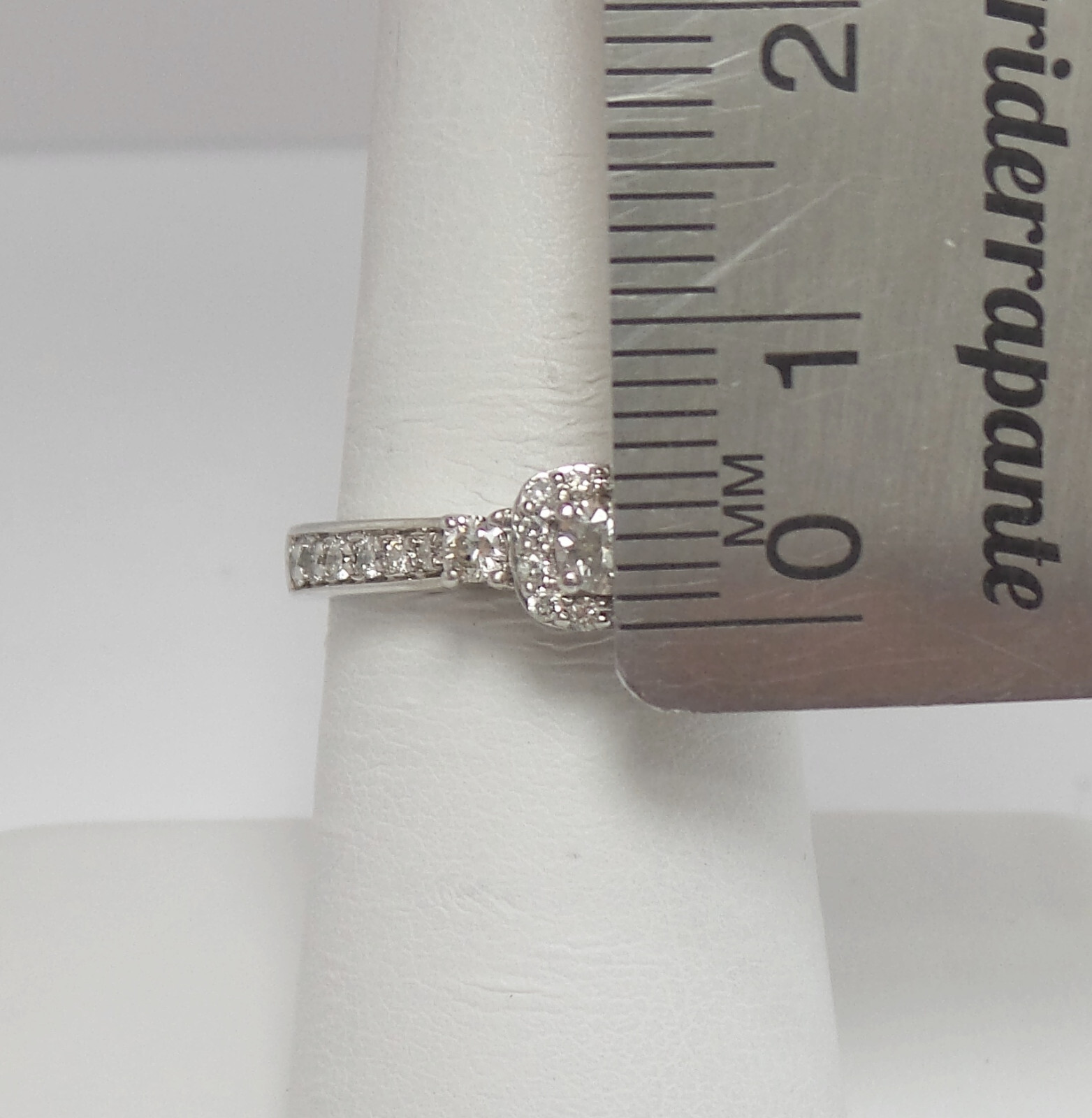 1/2CT Natural Diamond Anniversary Engagement Wedding Bridal Ring 10K White Gold