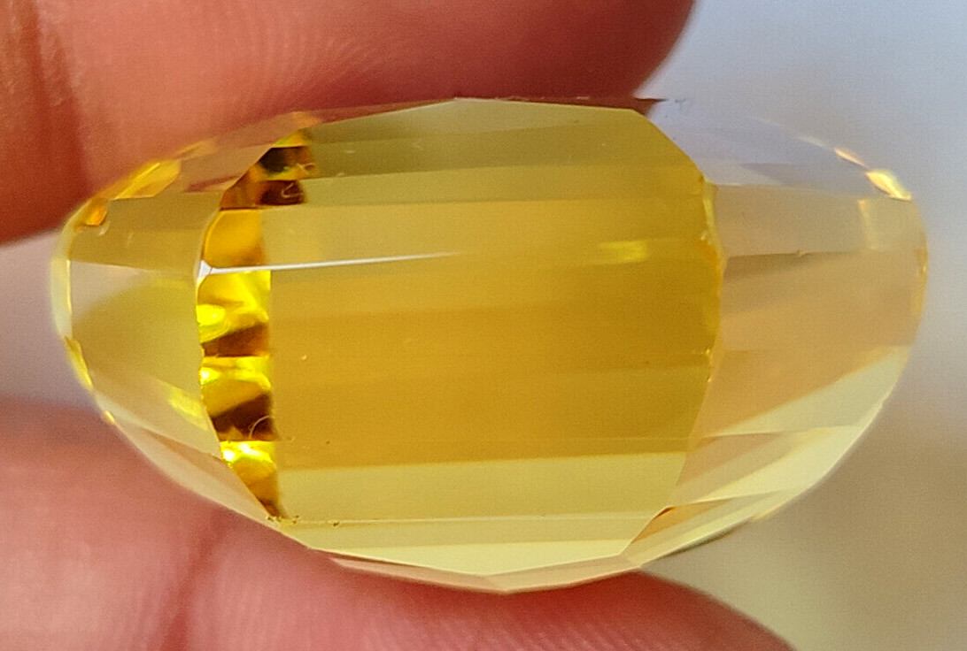 AAA+ 105 Ct. Large Yellow Topaz Hexagon Cut Loose Gemstone for Ring & Pendant