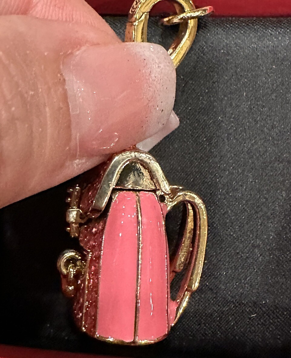 2013 NWT JUICY COUTURE PAVE BACKPACK CHARM (RETIRED) YJRU7027