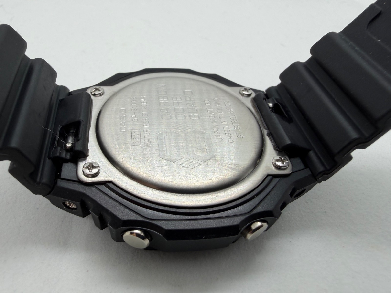 Casio G-SHOCK GA-2100-1A1 Black Resin Analog-Digital Watch BRAND NEW never worn