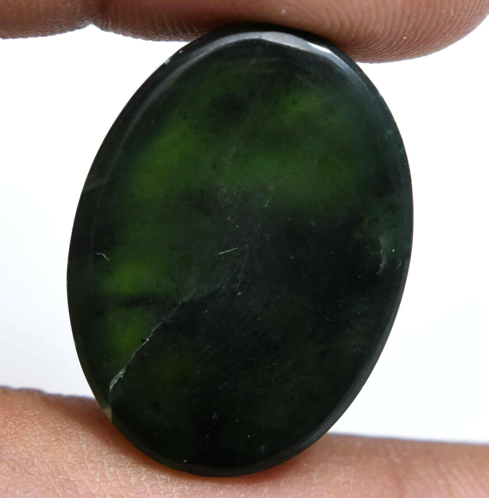 40.55 Ct Natural African Green Serpentine Top Quality Cabochon Gemstone !!