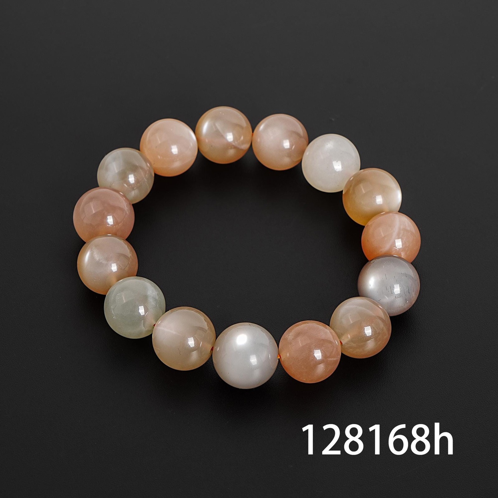 AAA Orange Moonstone Gemstone Bracelet 8MM 9MM 10MM 11MM 12MM 13MM 14MM 15MM