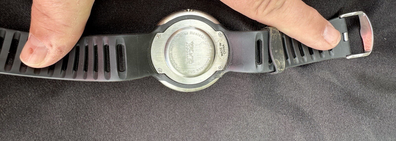 Vintage Davidoff Cool Water Watch Men’s Stainless Steel Blue Dial – Works