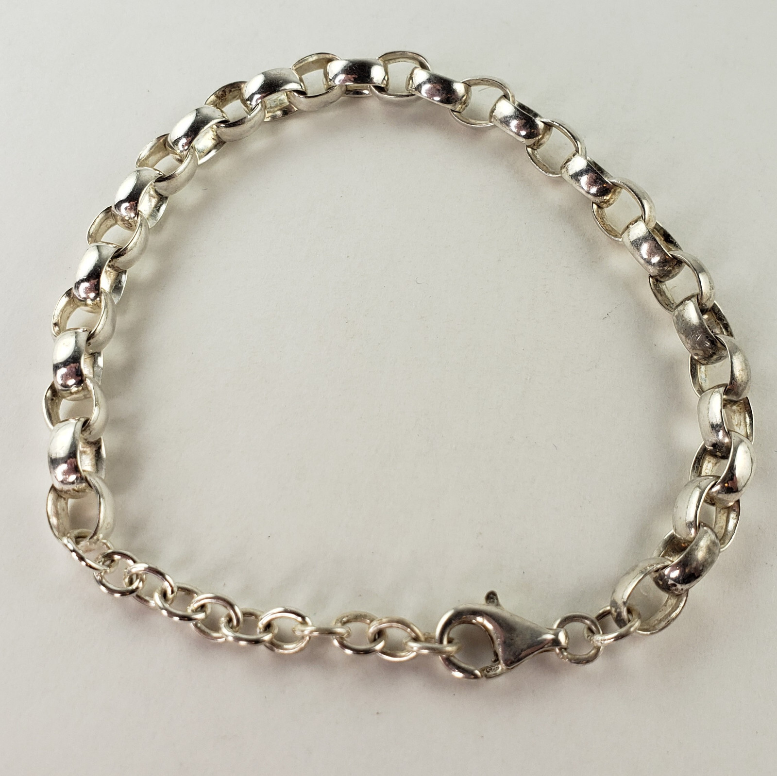 Sterling Silver Tennis Bracelet 9.0-7.5 in 20.3g [7611]