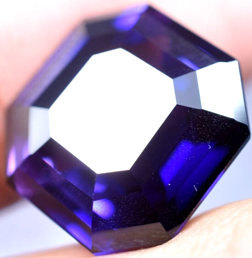 RARE Natural Purple-Blue Tanzanite 18.55 CT IF Certified Flawless Loose Gemstone