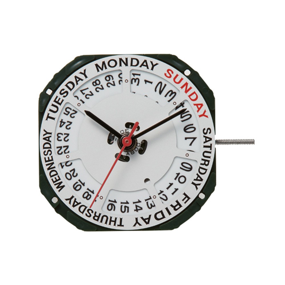 Repair Parts 11½ ‴ Quartz Watch Movement With Date @3 Day @12 For Miyota 2350