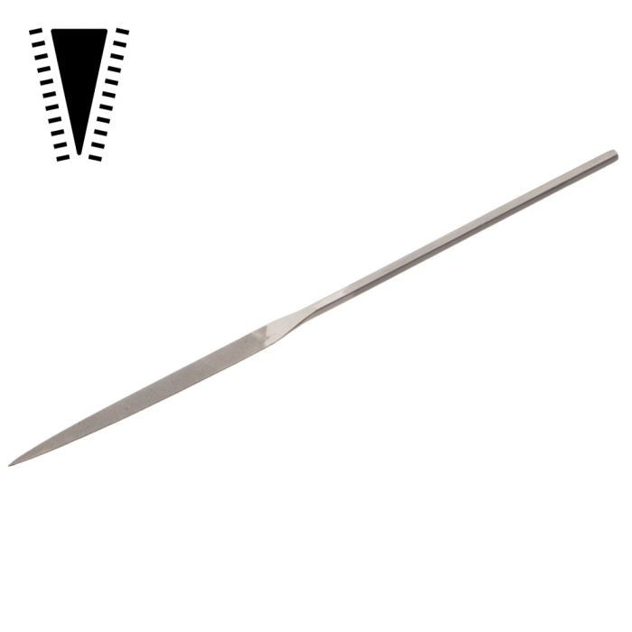 Grobet Vallorbe Knife Escapement Needle File Cut #2 Jewelers Swiss Made