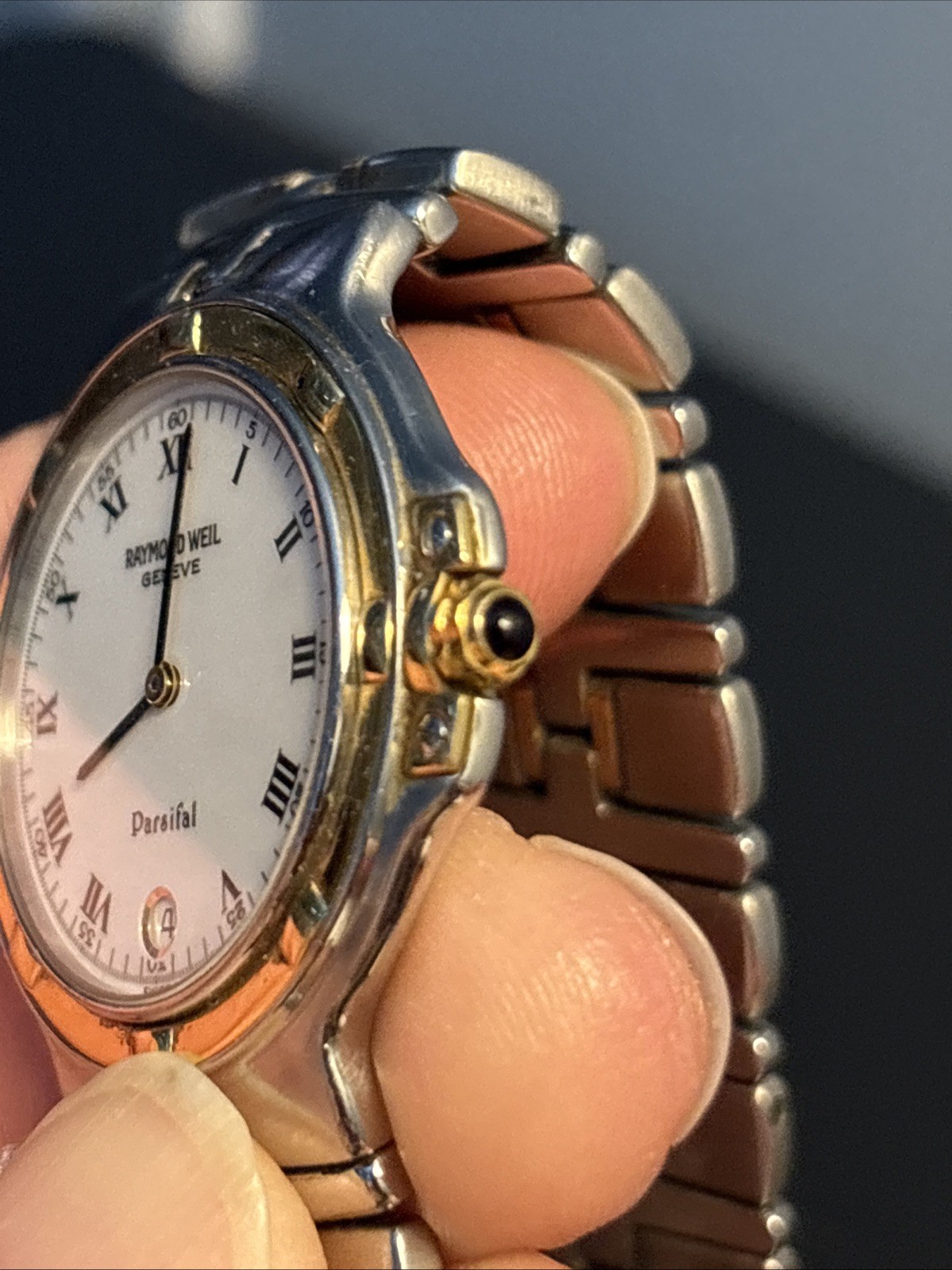 Raymond Weil Parsifal Ultra Thin Men’s Watch 18k/SS Vintage Wristwatch