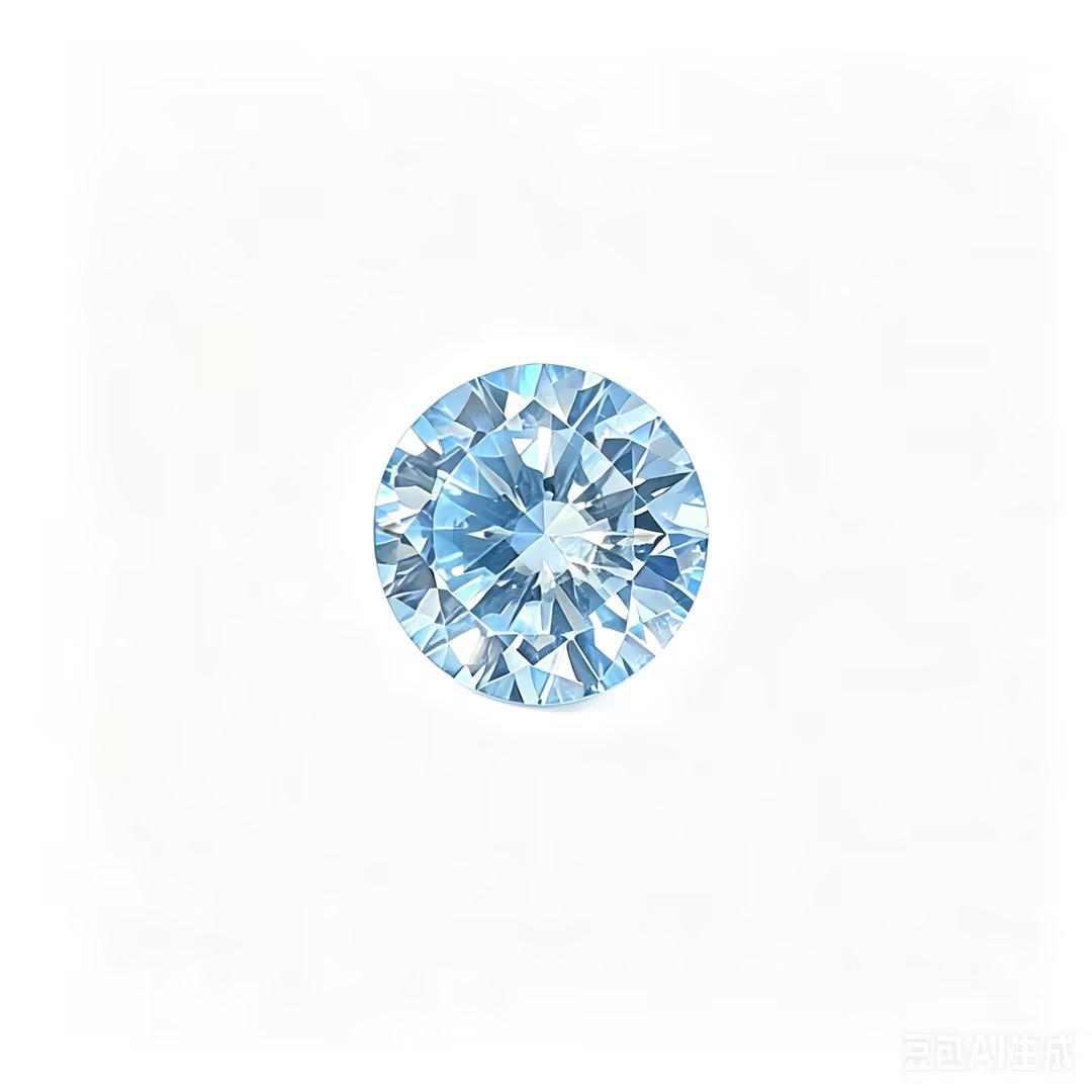 VVS1 Moissanite Loose Round Cut 0.5-3ct Four Colors Handmade Jewelry Supply GRA
