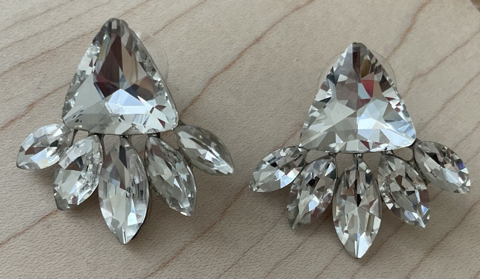Elegant Crystal Earrings For Formal Event Wedding Christmas Holiday Women’s