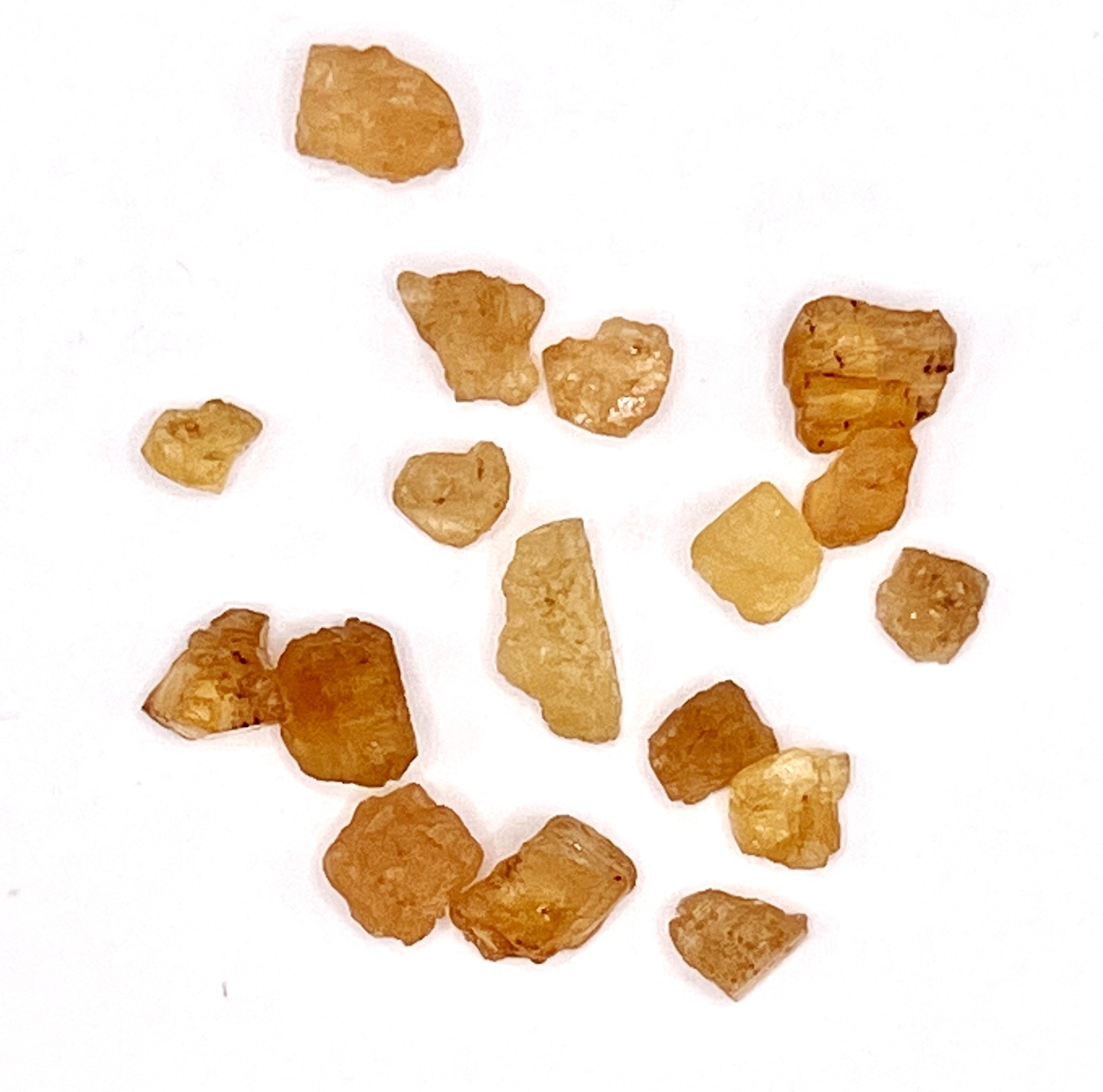Raw Imperial Topaz Lot 21 Stones Natural Untreated –Total 5g – Brazil – IR09