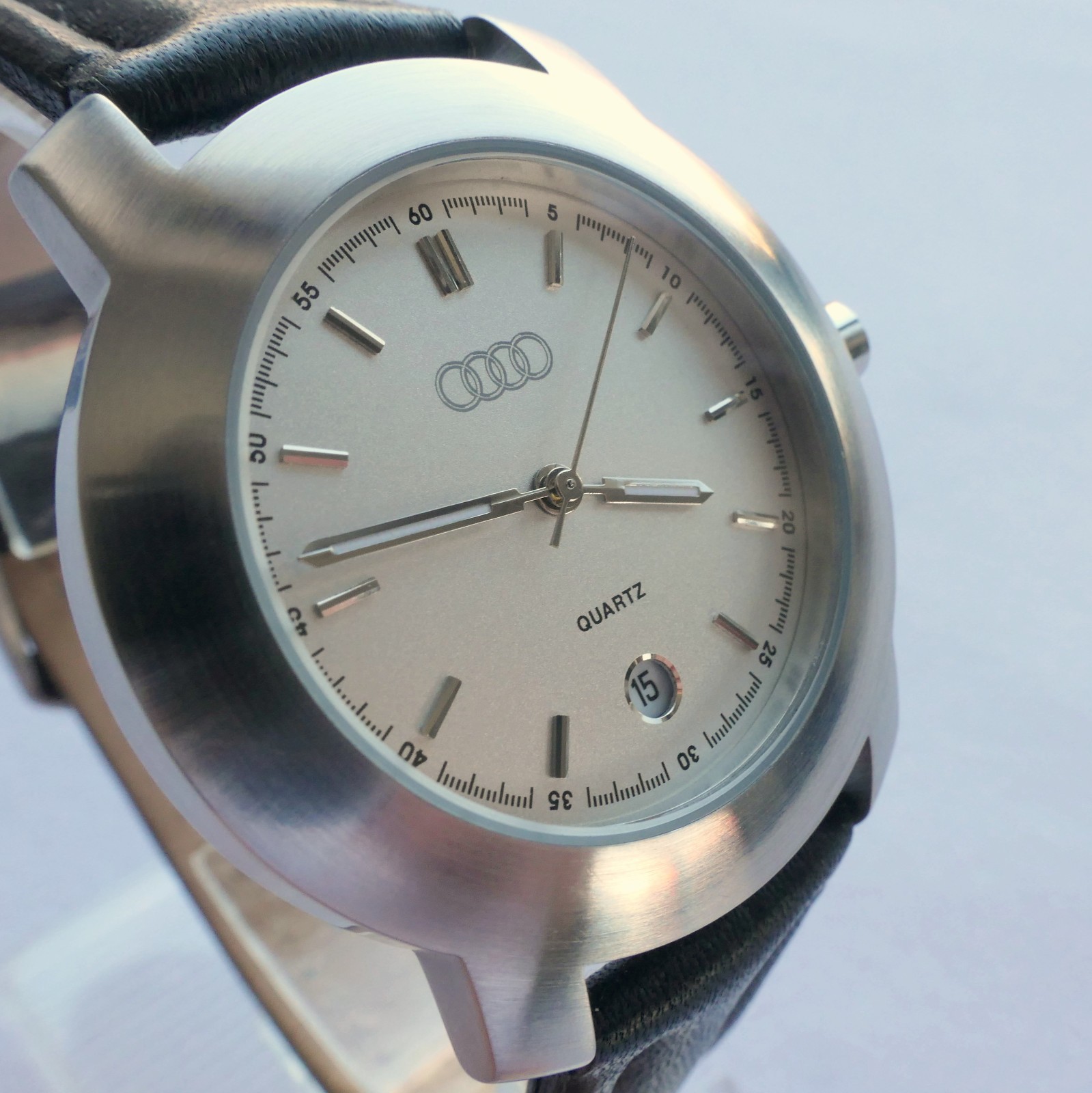 Audi Classic Driver Sport Retro Line Racing Car Accessory Made in Germany Watch