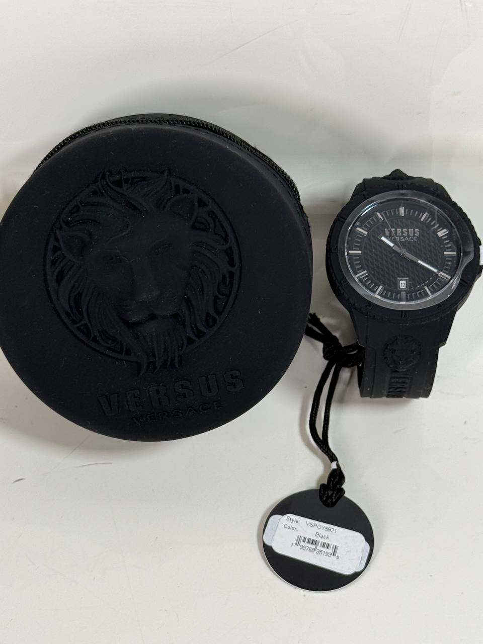Versus Versace Tokyo Silicone Watch 42mm Case Black VSPOY5921