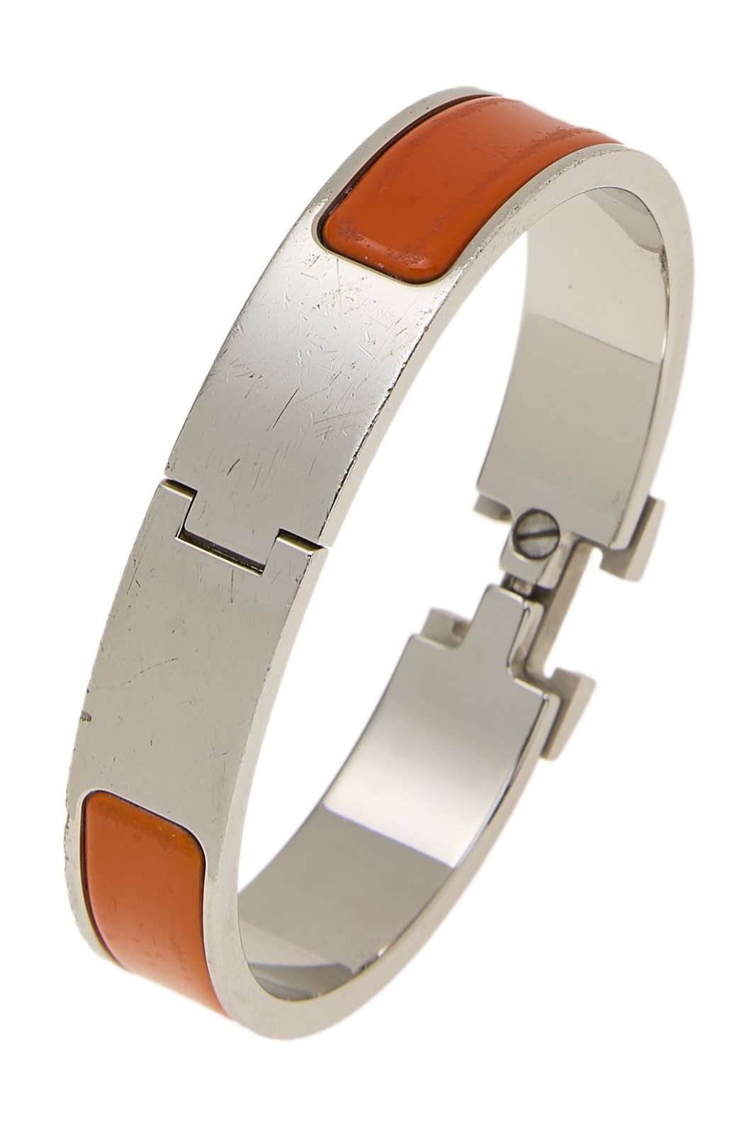 Hermès Orange Clic Clac H Narrow – WGACA