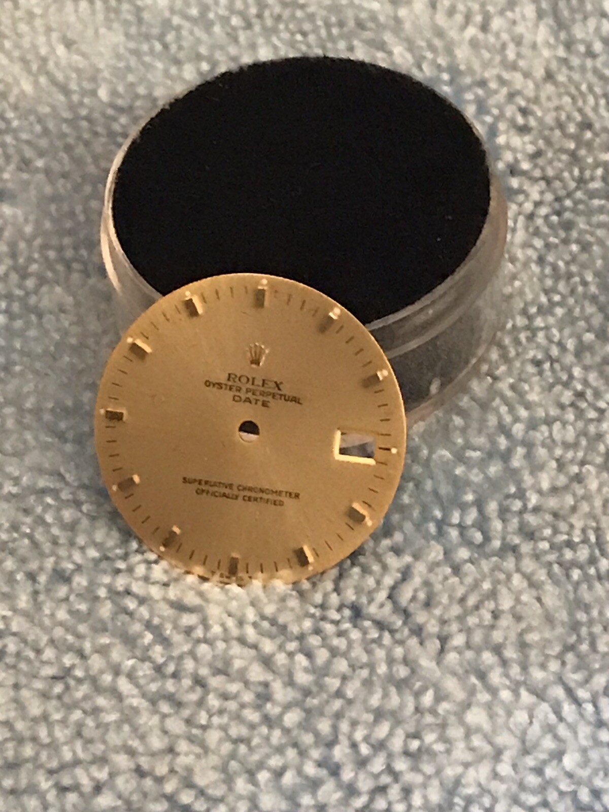 Authentic genuine Rolex Dial for date 34mm non quick Set watch recondition