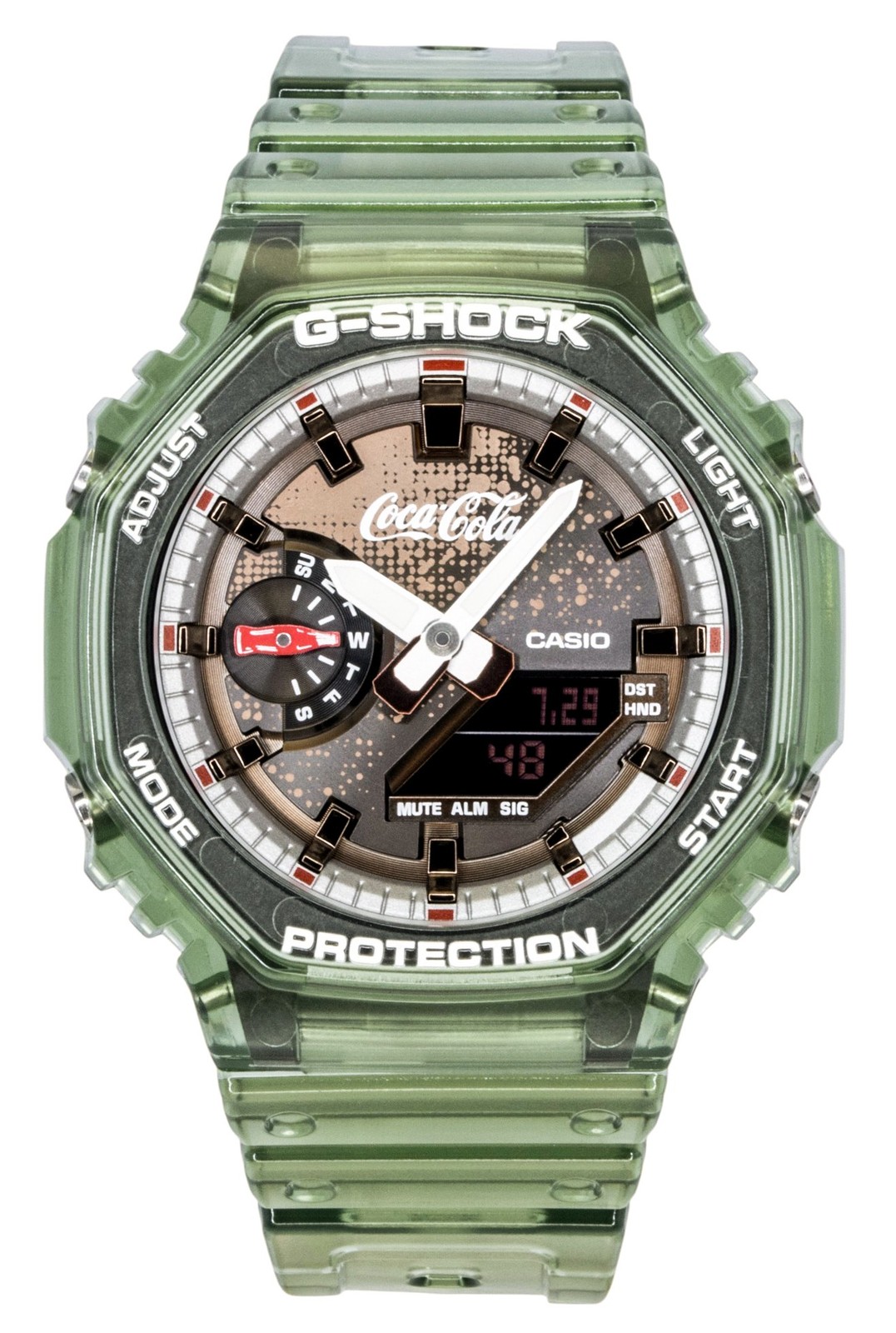 Casio G-Shock Bio-Based Resin Brown Dial Quartz Sports Men’s Watch GA-2100CC-3A