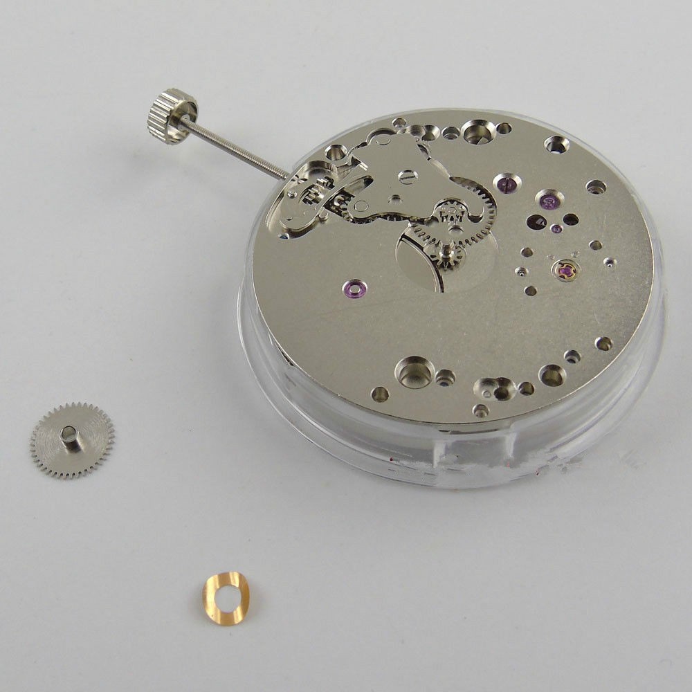 2 Hands 17 Jewels 6498 Mechanical Hand Winding Watch Movement Repair Parts