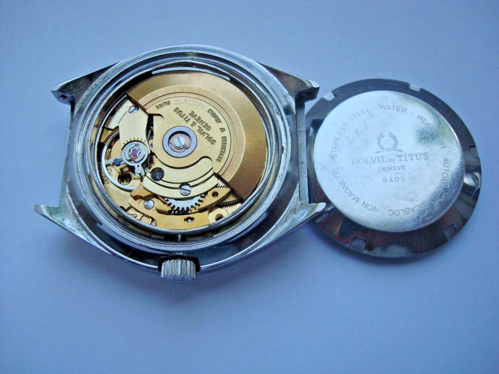 Titus Pierre Vallee Men”s Automatic SS Watch ETA 2879 DD QS Titus Band 5xSigned