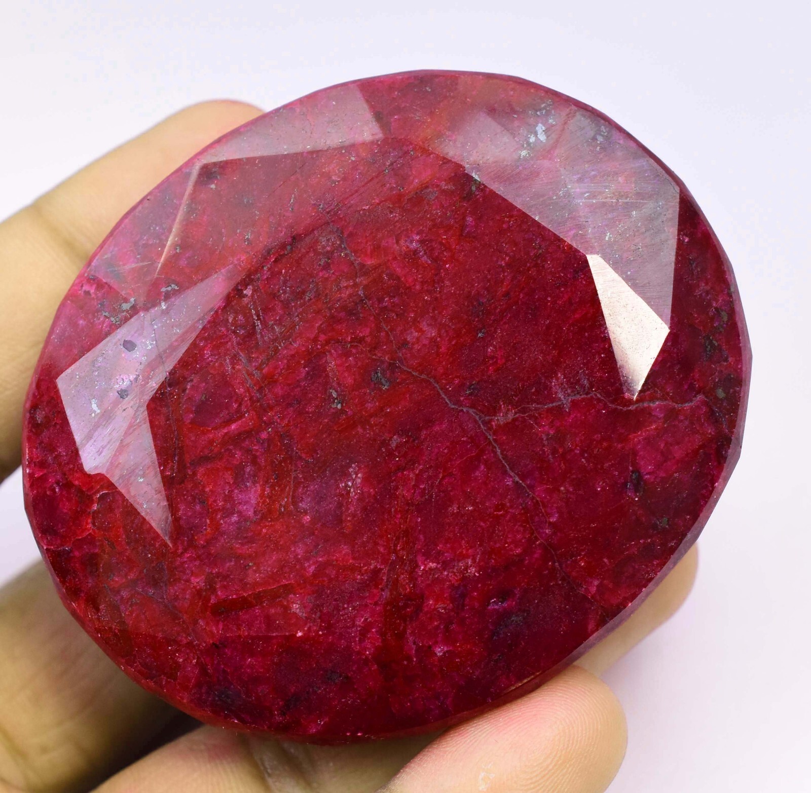 804.5 CT Natural Huge Red Ruby Certified Earth-Mined Oval Museum Grade Gemstone