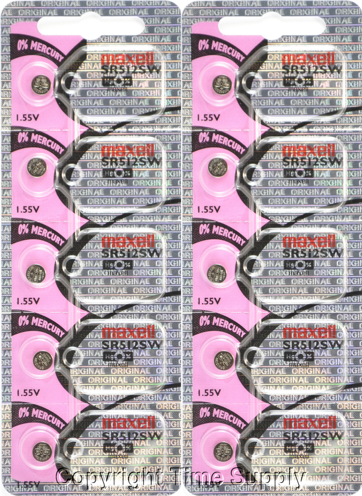 Maxell 335 SR512SW D335 V335 LR512 SR512 Battery 0% MERCURY ( 10 PC )