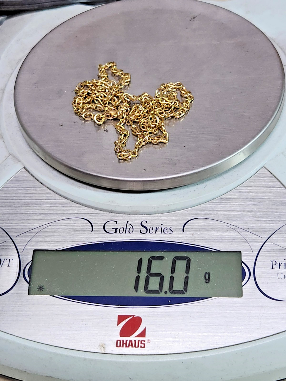 AWESOME 18k Gold 4.7mm Wide Handmade 21″ Fancy Link Chain