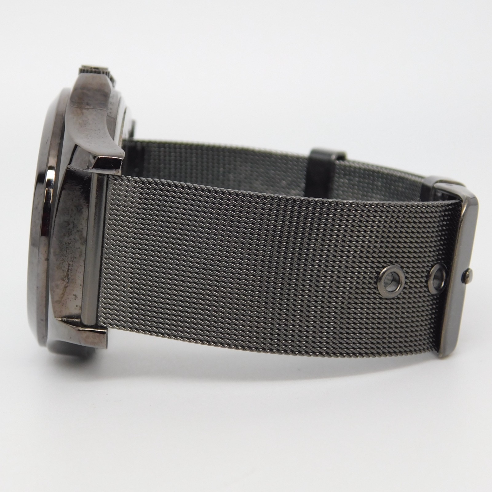 ACCUTIME WATCH CORP. 3037MWM Mesh Band Quartz Analog Men’s Watch New Battery