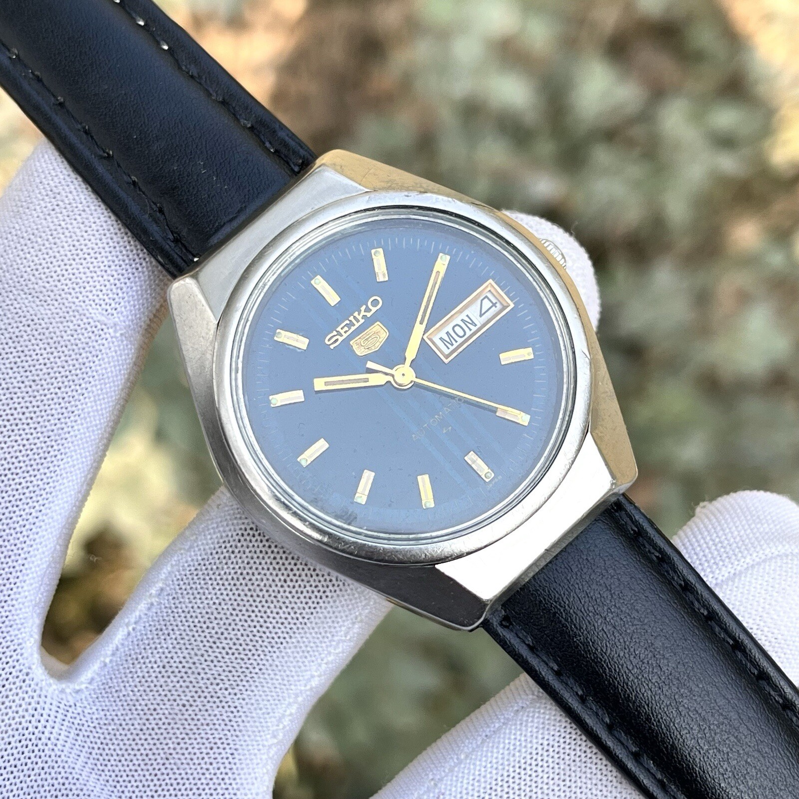 Vintage Seiko 5 Automatic Dress Formal Japan Made Men’s Watch 6310-8130