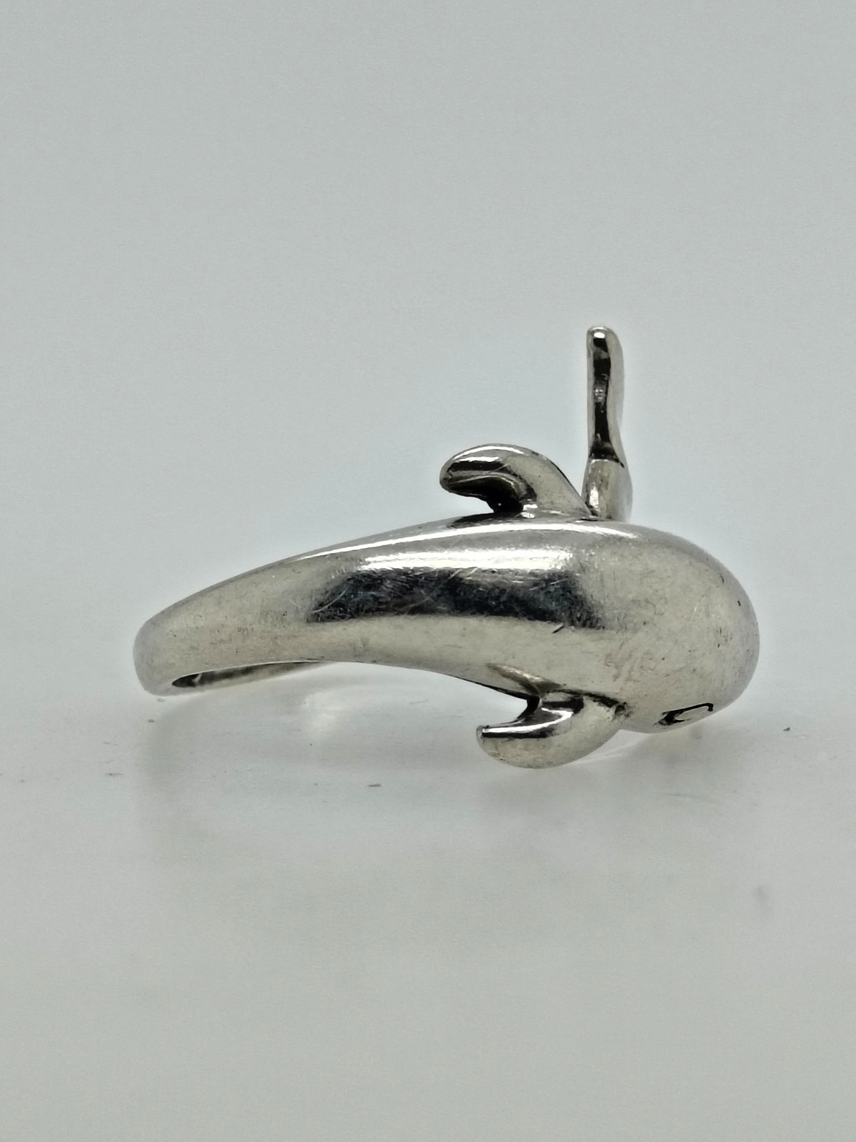 Sterling Silver Dolphin Ring for Women Size 5
