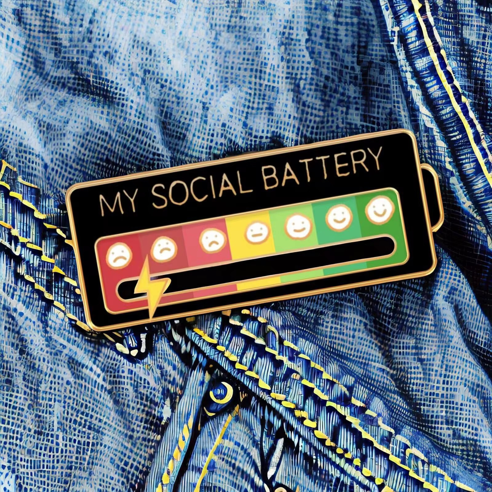 KwalityDEALZ Pin Mood Enamel Mood Tracker Pins