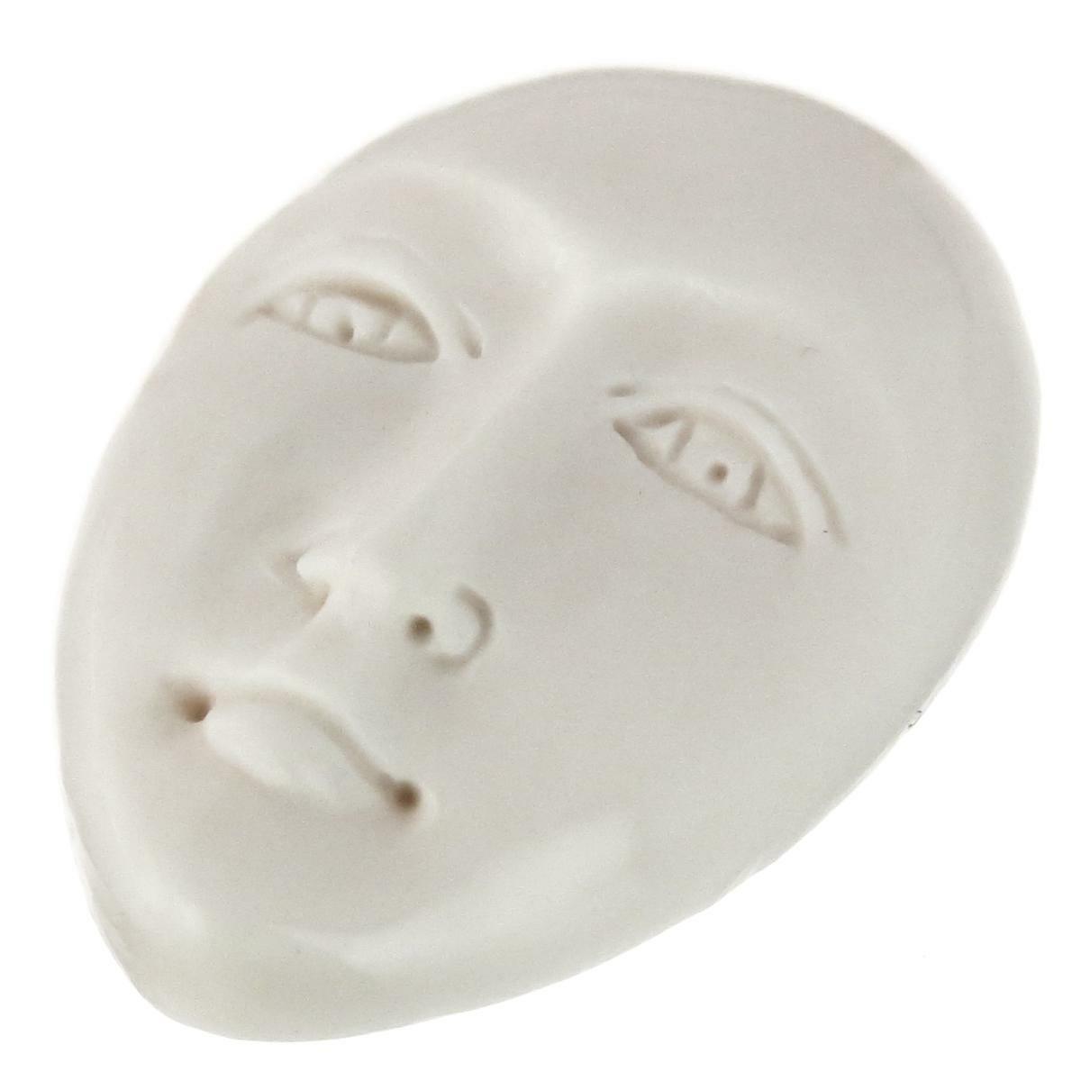 1 5/16″ 33mm 1-5-10Pcs Lot Open Eye Goddess Face Bison Bone Cab Bead Cabochon