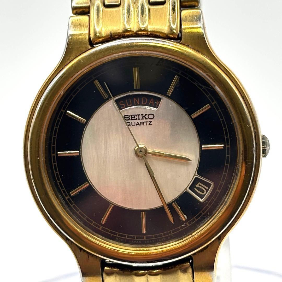 Seiko DAY-DATE 2001 Quartz Date Indicator Unisex Watch